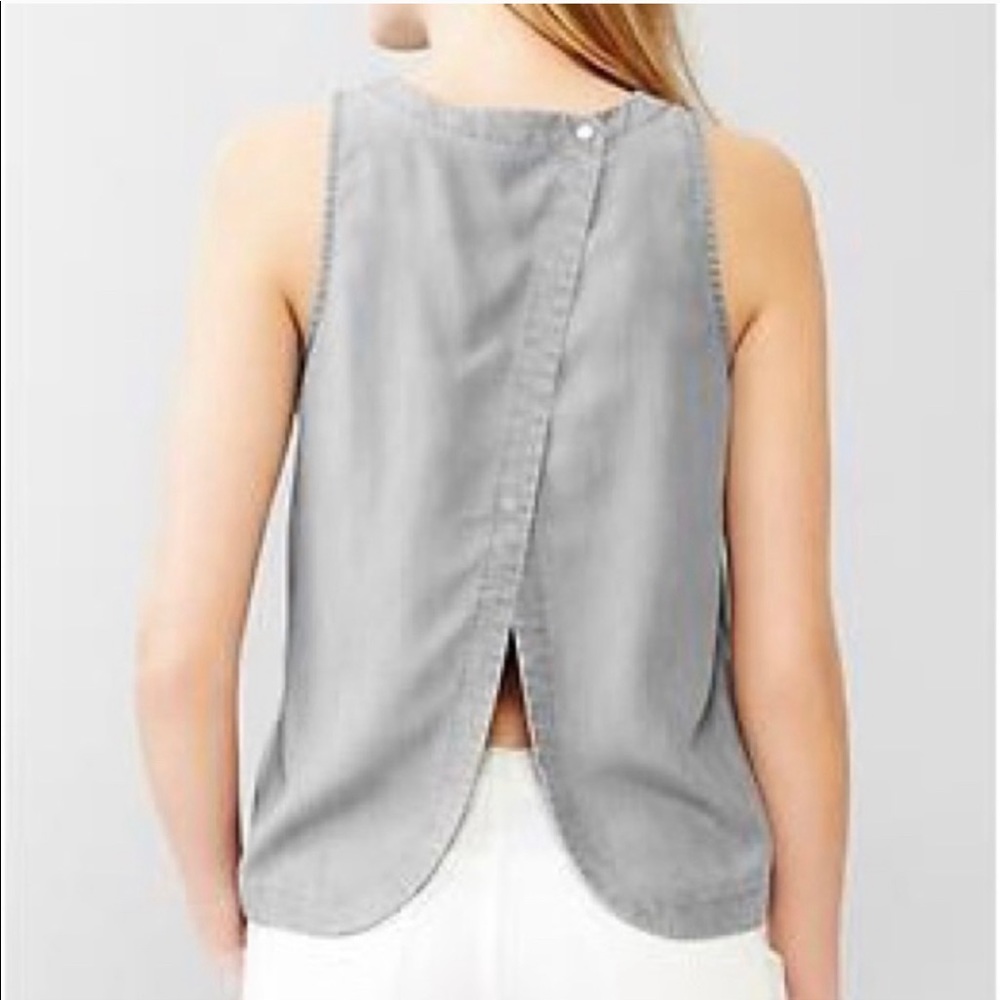 Gap 1969 Tencel Split Back Tank (Size L)
